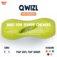 WEST PAW Zogoflex Qwizl Interactive Dog Treat Dispenser, Granny Smith, Small WEST PAW Zogoflex Qwizl Interactive Dog Treat Dispenser, Granny Smith, Small