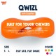 WEST PAW Zogoflex Qwizl Interactive Dog Treat Dispenser, Granny Smith, Small WEST PAW Zogoflex Qwizl Interactive Dog Treat Dispenser, Granny Smith, Small