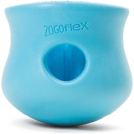 WEST PAW Zogoflex Toppl Treat Dispensing Dog Toy Puzzle - Interactive Chew Toy for Dogs - Dog Toy for Moderate Chewers, Fetch, Catch - Holds Dry Food, Treats, XL WEST PAW Zogoflex Toppl Treat Dispensing Dog Toy Puzzle - Interactive Chew Toy for Dogs - Dog Toy for Moderate Chewers, Fetch, Catch - Holds Dry Food, Treats, XL
