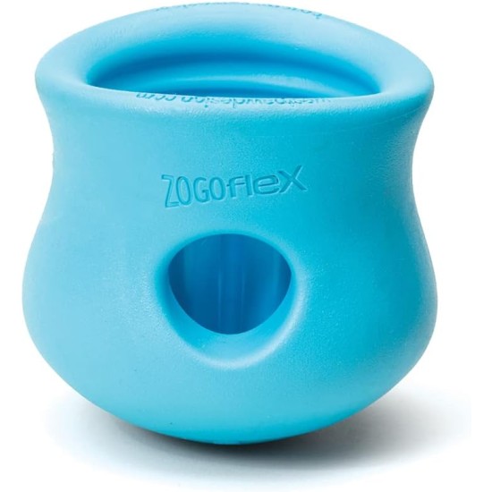 WEST PAW Zogoflex Toppl Treat Dispensing Dog Toy Puzzle - Interactive Chew Toy for Dogs - Dog Toy for Moderate Chewers, Fetch, Catch - Holds Dry Food, Treats, XL WEST PAW Zogoflex Toppl Treat Dispensing Dog Toy Puzzle - Interactive Chew Toy for Dogs - Dog Toy for Moderate Chewers, Fetch, Catch - Holds Dry Food, Treats, XL