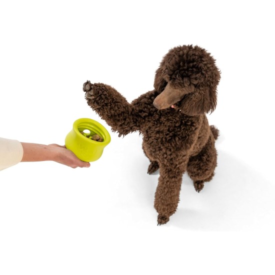 WEST PAW Zogoflex Toppl Treat Dispensing Dog Toy Puzzle - Interactive Chew Toy for Dogs - Dog Toy for Moderate Chewers, Fetch, Catch - Holds Dry Food, Treats, XL WEST PAW Zogoflex Toppl Treat Dispensing Dog Toy Puzzle - Interactive Chew Toy for Dogs - Dog Toy for Moderate Chewers, Fetch, Catch - Holds Dry Food, Treats, XL
