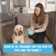 WEST PAW Zogoflex Toppl Treat Dispensing Dog Toy Puzzle - Interactive Chew Toy for Dogs - Dog Toy for Moderate Chewers, Fetch, Catch - Holds Dry Food, Treats, XL WEST PAW Zogoflex Toppl Treat Dispensing Dog Toy Puzzle - Interactive Chew Toy for Dogs - Dog Toy for Moderate Chewers, Fetch, Catch - Holds Dry Food, Treats, XL
