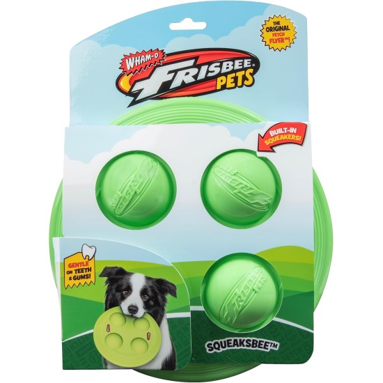 Wham-O Pets Jazwares Frisbee Squeaksbee Rubber Frisbee 4 Squeaky Discs Dog Toy Wham-O Pets Jazwares Frisbee Squeaksbee Rubber Frisbee 4 Squeaky Discs Dog Toy
