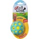 Wham-O Pets Superball Geo Squeak L - 4" Football Shaped Dog Ball with Special Squeaker, Easy Grip Grooves and Durable BPA Free Rubber Wham-O Pets Superball Geo Squeak L - 4" Football Shaped Dog Ball with Special Squeaker, Easy Grip Grooves and Durable BPA Free Rubber