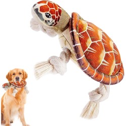 Whnbuij Cute Plush Dog Toy - Squeaky Interactive Tooth Toy | Multifunctional Pet Bite Toy, Soft Stuffed Toy for Teeth Cleaning, Exercise, Play, Relax