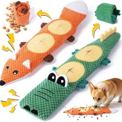 XIUGOAL Hundespielzeug für aggressive Kauer, interaktives Hundespielzeug für Langeweile und Zahnen, quietschendes Kauspielzeug für kleine, mittelgroße Rassen, um sie zu beschäftigen, 2 Stück XIUGOAL Hundespielzeug für aggressive Kauer, interaktives Hundespielzeug für Langeweile und Zahnen, quietschendes Kauspielzeug für kleine, mittelgroße Rassen, um sie zu beschäftigen, 2 Stück