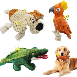 YZHDUXIU Squeaky Dog Toys, 3 Pack Squeaky Stuffed Toy for Dogs, Chew Toys for Puppies, Interactive Puppy Toys with Squeaky, Plush Toy for Puppies YZHDUXIU Squeaky Dog Toys, 3 Pack Squeaky Stuffed Toy for Dogs, Chew Toys for Puppies, Interactive Puppy Toys with Squeaky, Plush Toy for Puppies
