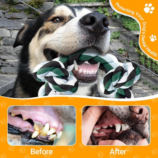 Ycozy XXL Dog Toy Indestructible 100 cm Rope Dog Toy with 6 Knots Dental Health and Teeth Cleaning Types for Medium Large Dogs and Aggressive Chewers Ycozy XXL Dog Toy Indestructible 100 cm Rope Dog Toy with 6 Knots Dental Health and Teeth Cleaning Types for Medium Large Dogs and Aggressive Chewers