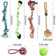 Youngever Large Dog Rope Toy Set for Large Dogs, Puppy Dogs, Puppy Chew Toy, Teething Toy, Dog Rope Chew Toy for Medium to Large Dogs (Pack of 8) Youngever Large Dog Rope Toy Set for Large Dogs, Puppy Dogs, Puppy Chew Toy, Teething Toy, Dog Rope Chew Toy for Medium to Large Dogs (Pack of 8)