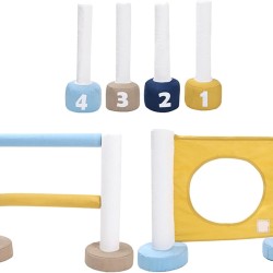 ZAYIUKI 3-in-1 Agility-Trainingsgeräte-Set für Hunde, Hürdenstangen für verbesserte Koordination, Kraft und interaktives Spielen ZAYIUKI 3-in-1 Agility-Trainingsgeräte-Set für Hunde, Hürdenstangen für verbesserte Koordination, Kraft und interaktives Spielen