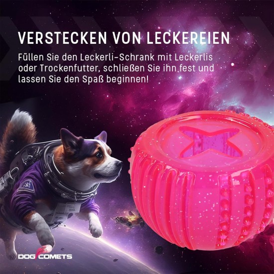 Zen-Kat Dog Comets Vesta with Treat Locker Roze Zen-Kat Dog Comets Vesta with Treat Locker Roze