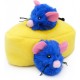 ZippyClaws Burrow - Interactive Plush Cat Puzzle Toy with Catnip Miniz, Perfect for Mental Stimulation, Hide-and-Seek Games and Hours of Fun for Kittens and Cats - Mice 'n Cheese ZippyClaws Burrow - Interactive Plush Cat Puzzle Toy with Catnip Miniz, Perfect for Mental Stimulation, Hide-and-Seek Games and Hours of Fun for Kittens and Cats - Mice 'n Cheese