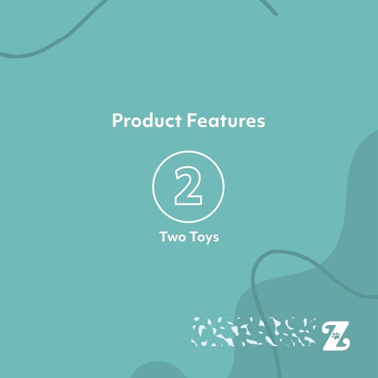 ZippyClaws Donutz 2 Pack Dog Toys | Funny Doughnut Designs with Squeaker | Ideal for Chewing and Tug Games | Perfect for Small to Medium Dogs ZippyClaws Donutz 2 Pack Dog Toys | Funny Doughnut Designs with Squeaker | Ideal for Chewing and Tug Games | Perfect for Small to Medium Dogs
