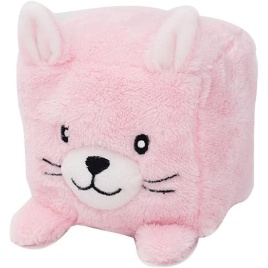 ZippyPaws - Squeaky Blocks, Squeaky Plush Dog Toy, Square Shape for Endless Fun - Bunny ZippyPaws - Squeaky Blocks, Squeaky Plush Dog Toy, Square Shape for Endless Fun - Bunny