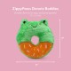ZippyPaws Donutz Buddies - Frog | Squeaky Dog Toy in Donut Shape | Durable and Soft Plush Toy for Dogs | Perfect for Playing and Chewing | No Filling ZippyPaws Donutz Buddies - Frog | Squeaky Dog Toy in Donut Shape | Durable and Soft Plush Toy for Dogs | Perfect for Playing and Chewing | No Filling
