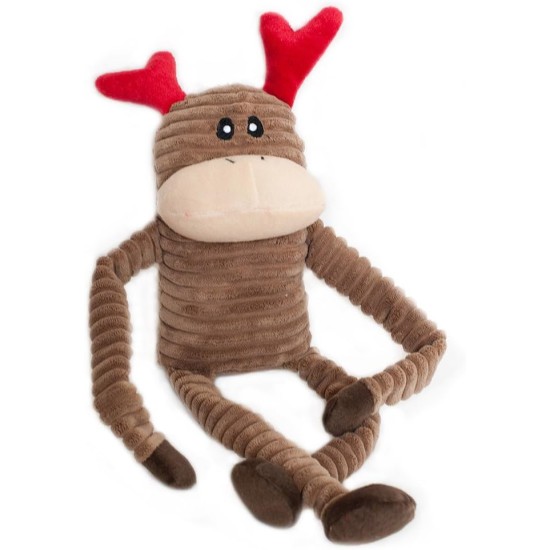 ZippyPaws Holiday Crinkle - Squeaky Plush Dog Toy (Reindeer, Large) ZippyPaws Holiday Crinkle - Squeaky Plush Dog Toy (Reindeer, Large)