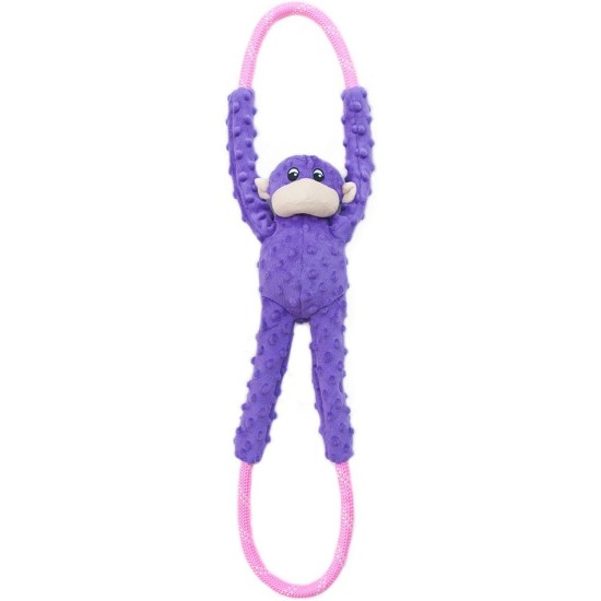 ZippyPaws Monkey RopeTugz® - Purple