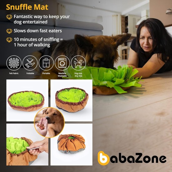 babaZone Dog Toys for Medium and Large Breeds GiftPuzzleBox for Your Smart Pet Snuffle Mat, Lick Mat, Dental Chew Toy, Feeder, Interactive Cool Stuff babaZone Dog Toys for Medium and Large Breeds GiftPuzzleBox for Your Smart Pet Snuffle Mat, Lick Mat, Dental Chew Toy, Feeder, Interactive Cool Stuff