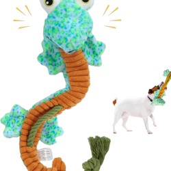 belieonu Squeaky Plush Dog Toys No Stuffing Cute Puppy Fabricless Sturdy Stuffed Animals Durable Chew Set for Small Medium Large Puppy Lizard belieonu Squeaky Plush Dog Toys No Stuffing Cute Puppy Fabricless Sturdy Stuffed Animals Durable Chew Set for Small Medium Large Puppy Lizard