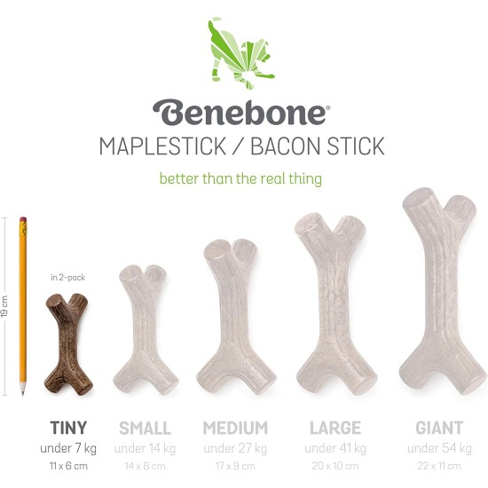 Benebone Durable Dog Chew Toy Box for Aggressive Chewers with Wishbone, Fishbone, Stick & Zaggler, Medium Benebone Durable Dog Chew Toy Box for Aggressive Chewers with Wishbone, Fishbone, Stick & Zaggler, Medium