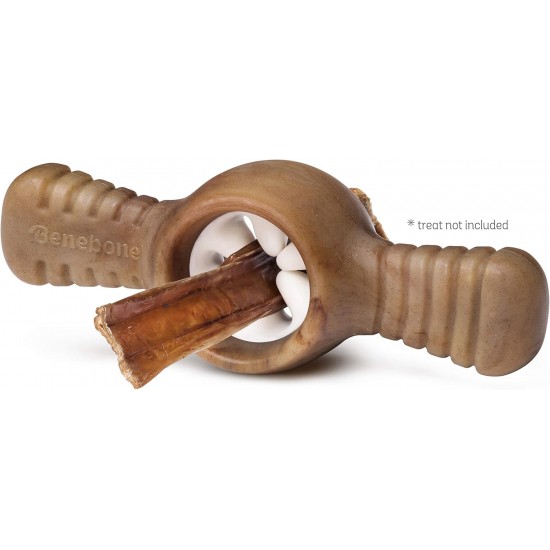 Benebone Durable Interactive Pawplexer Dog Chew Toy for Aggressive Chewers, Real Bacon, Small Benebone Durable Interactive Pawplexer Dog Chew Toy for Aggressive Chewers, Real Bacon, Small