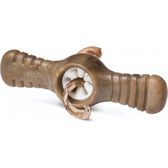 Benebone Durable Interactive Pawplexer Dog Chew Toy for Aggressive Chewers, Real Bacon, Small Benebone Durable Interactive Pawplexer Dog Chew Toy for Aggressive Chewers, Real Bacon, Small