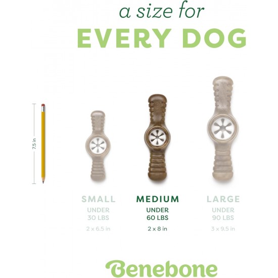 Benebone Durable Interactive Pawplexer Dog Chew Toy for Aggressive Chewers, Real Bacon, Small Benebone Durable Interactive Pawplexer Dog Chew Toy for Aggressive Chewers, Real Bacon, Small