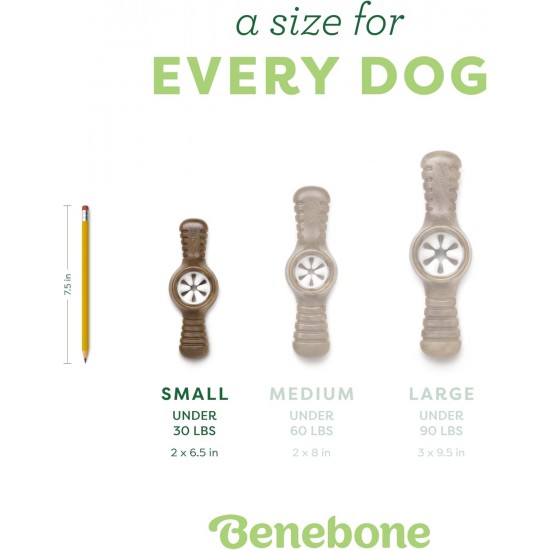 Benebone Durable Interactive Pawplexer Dog Chew Toy for Aggressive Chewers, Real Bacon, Small Benebone Durable Interactive Pawplexer Dog Chew Toy for Aggressive Chewers, Real Bacon, Small