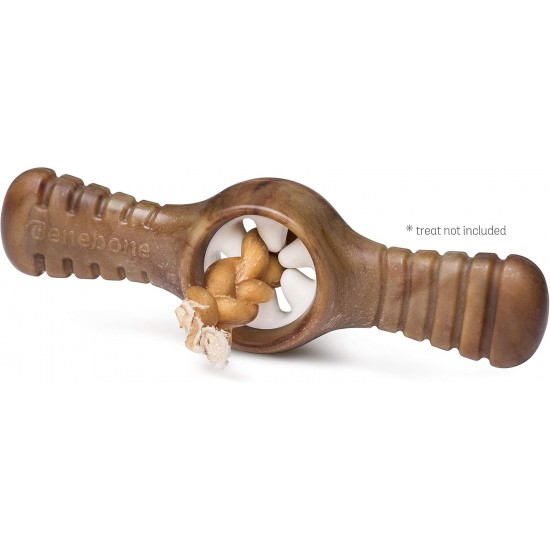 Benebone Durable Interactive Pawplexer Dog Chew Toy for Aggressive Chewers, Real Bacon, Small Benebone Durable Interactive Pawplexer Dog Chew Toy for Aggressive Chewers, Real Bacon, Small
