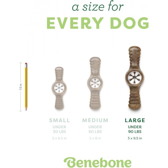 Benebone Durable Interactive Pawplexer Dog Chew Toy for Aggressive Chewers, Real Bacon, Small Benebone Durable Interactive Pawplexer Dog Chew Toy for Aggressive Chewers, Real Bacon, Small