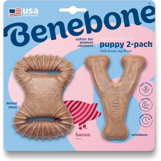 Benebone Indestructible Maple Chew Toy for Aggressive Chewers, Durable and Durable for Puppies, Real Maple Wood for Small Dogs, Product Benebone Indestructible Maple Chew Toy for Aggressive Chewers, Durable and Durable for Puppies, Real Maple Wood for Small Dogs, Product