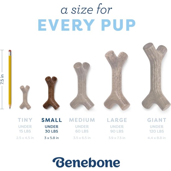 Benebone Indestructible Maple Chew Toy for Aggressive Chewers, Durable and Durable for Puppies, Real Maple Wood for Small Dogs, Product Benebone Indestructible Maple Chew Toy for Aggressive Chewers, Durable and Durable for Puppies, Real Maple Wood for Small Dogs, Product