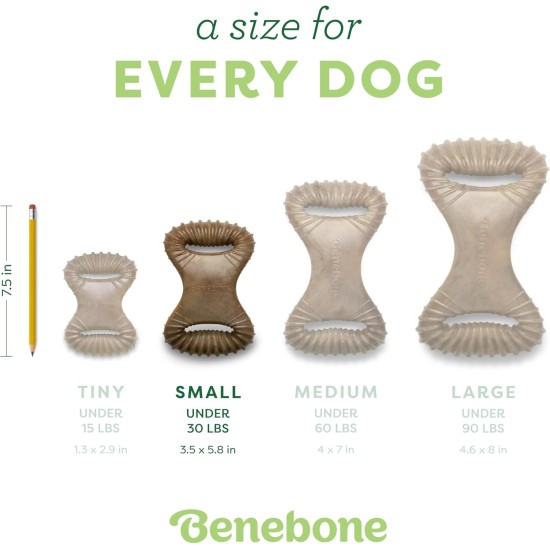 Benebone Medium Fishbone for Dogs - Herringbone Chew Toy Benebone Medium Fishbone for Dogs - Herringbone Chew Toy