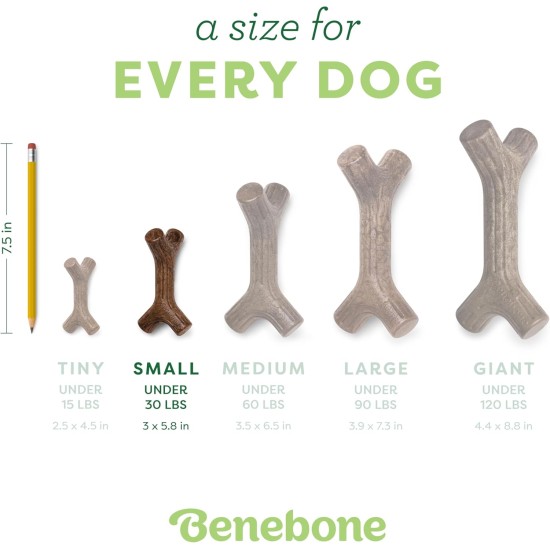 Benebone Medium Fishbone for Dogs - Herringbone Chew Toy Benebone Medium Fishbone for Dogs - Herringbone Chew Toy