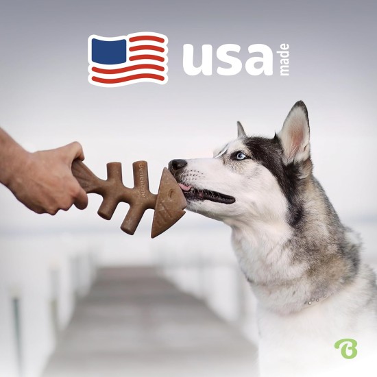 Benebone Medium Fishbone for Dogs - Herringbone Chew Toy Benebone Medium Fishbone for Dogs - Herringbone Chew Toy