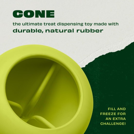 Benebone Pawbler Interactive Natural Rubber Dog Toy with Treat and Dry Food Dispenser - Ideal for Boredom - Medium/Large Benebone Pawbler Interactive Natural Rubber Dog Toy with Treat and Dry Food Dispenser - Ideal for Boredom - Medium/Large
