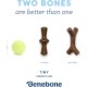 Benebone Puppy Tiny - Pack of 2 Unbreakable Maple Sticks for Aggressive Chewing, Long-Lasting Teething Boredom Breaker for Puppies, Real Bacon and Wood Flavour Benebone Puppy Tiny - Pack of 2 Unbreakable Maple Sticks for Aggressive Chewing, Long-Lasting Teething Boredom Breaker for Puppies, Real Bacon and Wood Flavour