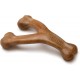 Benebone Wishbone Real Bacon Medium Durable Dog Chew Toy for Aggressive Chewers