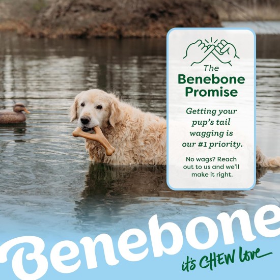 Benebone Wishbone Real Bacon Medium Durable Dog Chew Toy for Aggressive Chewers Benebone Wishbone Real Bacon Medium Durable Dog Chew Toy for Aggressive Chewers