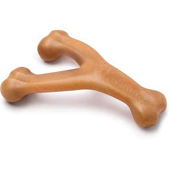 Benebone Wishbone Real Bacon Medium Durable Dog Chew Toy for Aggressive Chewers Benebone Wishbone Real Bacon Medium Durable Dog Chew Toy for Aggressive Chewers