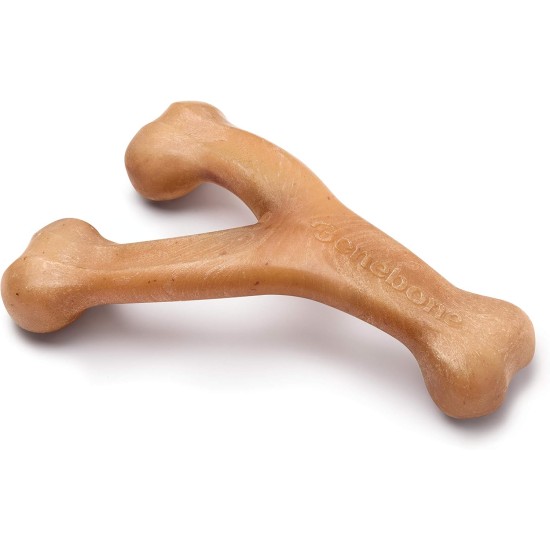 Benebone Wishbone Real Bacon Medium Durable Dog Chew Toy for Aggressive Chewers Benebone Wishbone Real Bacon Medium Durable Dog Chew Toy for Aggressive Chewers