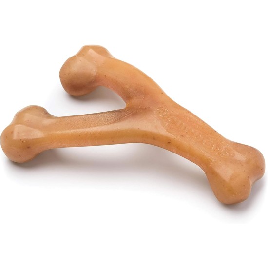 Benebone Wishbone Real Bacon Medium Durable Dog Chew Toy for Aggressive Chewers Benebone Wishbone Real Bacon Medium Durable Dog Chew Toy for Aggressive Chewers