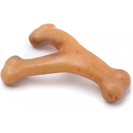 Benebone Wishbone Real Bacon Medium Durable Dog Chew Toy for Aggressive Chewers Benebone Wishbone Real Bacon Medium Durable Dog Chew Toy for Aggressive Chewers