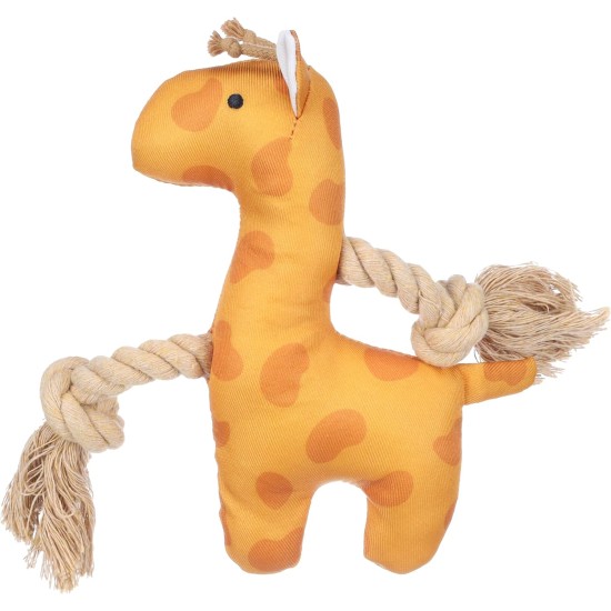 Flamingo - Toy for Puppies such as Labrador, Beagle, Bulldog and Border Collie - Britty Deer with Rope, Durable and Fun Flamingo - Toy for Puppies such as Labrador, Beagle, Bulldog and Border Collie - Britty Deer with Rope, Durable and Fun