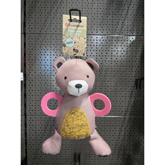 Flamingo - Toy for Puppies such as Labrador, Beagle, Bulldog and Border Collie - Britty Giraffe with Ball and Rope, Durable and Fun Flamingo - Toy for Puppies such as Labrador, Beagle, Bulldog and Border Collie - Britty Giraffe with Ball and Rope, Durable and Fun