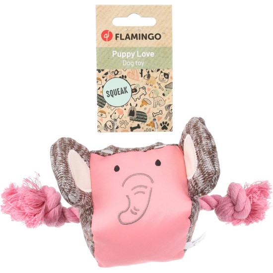 Flamingo - Toy for Puppies such as Labrador, Beagle, Bulldog and Border Collie - Britty Giraffe with Ball and Rope, Durable and Fun Flamingo - Toy for Puppies such as Labrador, Beagle, Bulldog and Border Collie - Britty Giraffe with Ball and Rope, Durable and Fun
