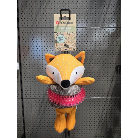 Flamingo - Toy for Puppies such as Labrador, Beagle, Bulldog and Border Collie - Britty Giraffe with Ball and Rope, Durable and Fun Flamingo - Toy for Puppies such as Labrador, Beagle, Bulldog and Border Collie - Britty Giraffe with Ball and Rope, Durable and Fun