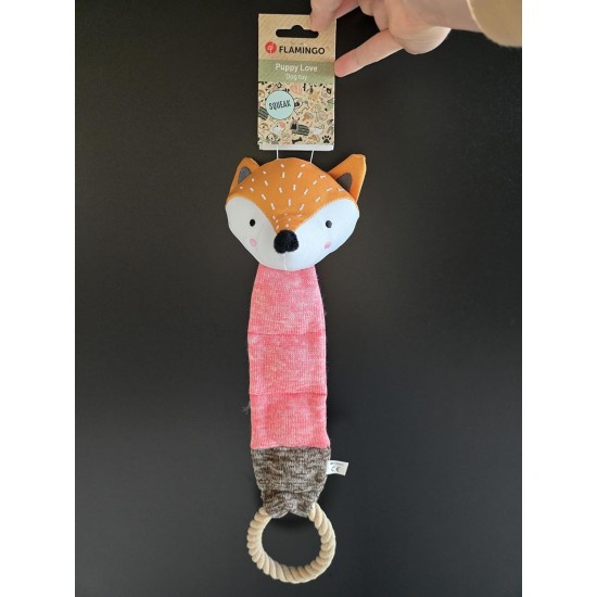 Flamingo - Toy for Puppies such as Labrador, Beagle, Bulldog and Border Collie - Britty Giraffe with Ball and Rope, Durable and Fun Flamingo - Toy for Puppies such as Labrador, Beagle, Bulldog and Border Collie - Britty Giraffe with Ball and Rope, Durable and Fun
