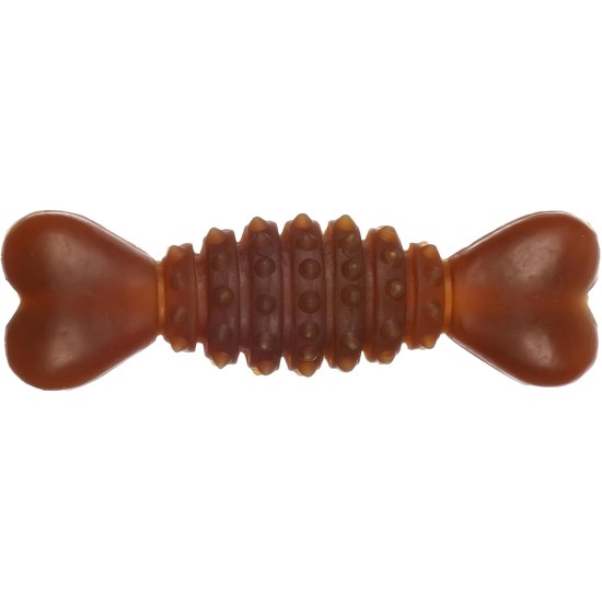 Flamingo Rubba Bone Dog Toy - Brown, Made of Natural Rubber, Robust and Safe, Size L (20 x 6 x 6 cm), Ideal for Labradors, Golden Retrievers, German Shepherds, Boxers etc. Flamingo Rubba Bone Dog Toy - Brown, Made of Natural Rubber, Robust and Safe, Size L (20 x 6 x 6 cm), Ideal for Labradors, Golden Retrievers, German Shepherds, Boxers etc.