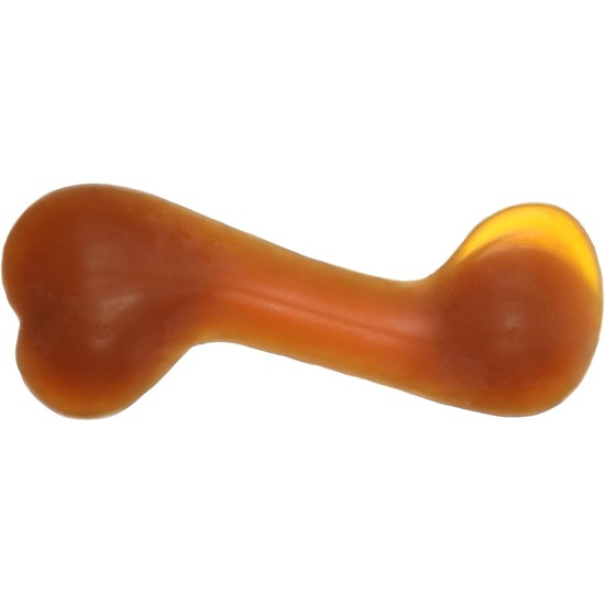 Flamingo Rubba Bone Dog Toy - Brown, Made of Natural Rubber, Robust and Safe, Size L (20 x 6 x 6 cm), Ideal for Labradors, Golden Retrievers, German Shepherds, Boxers etc. Flamingo Rubba Bone Dog Toy - Brown, Made of Natural Rubber, Robust and Safe, Size L (20 x 6 x 6 cm), Ideal for Labradors, Golden Retrievers, German Shepherds, Boxers etc.